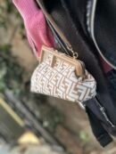 Fendi First in rafia e pelle