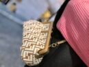Fendi First in rafia e pelle
