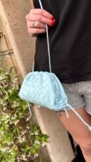 borsa mini pouch bottega veneta