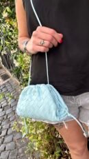 borsa mini pouch bottega veneta
