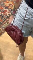 mini pouch bottega veneta bordeaux