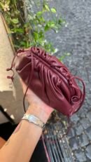 mini pouch bottega veneta bordeaux