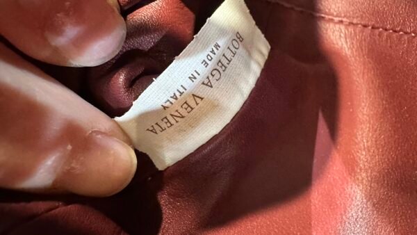 mini pouch bottega veneta bordeaux - immagine 5