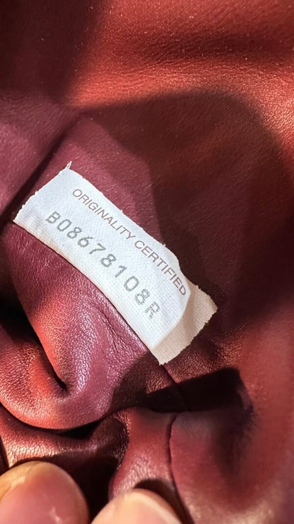 mini pouch bottega veneta bordeaux - immagine 4