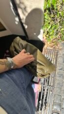 Pouch Bottega Veneta pelle liscia