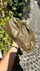 Pouch Bottega Veneta pelle liscia