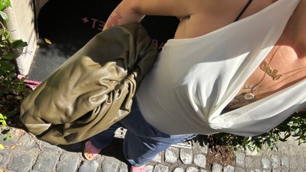 Pouch Bottega Veneta pelle liscia - immagine 2