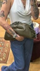 Pouch Bottega Veneta pelle liscia