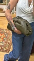 Pouch Bottega Veneta pelle liscia